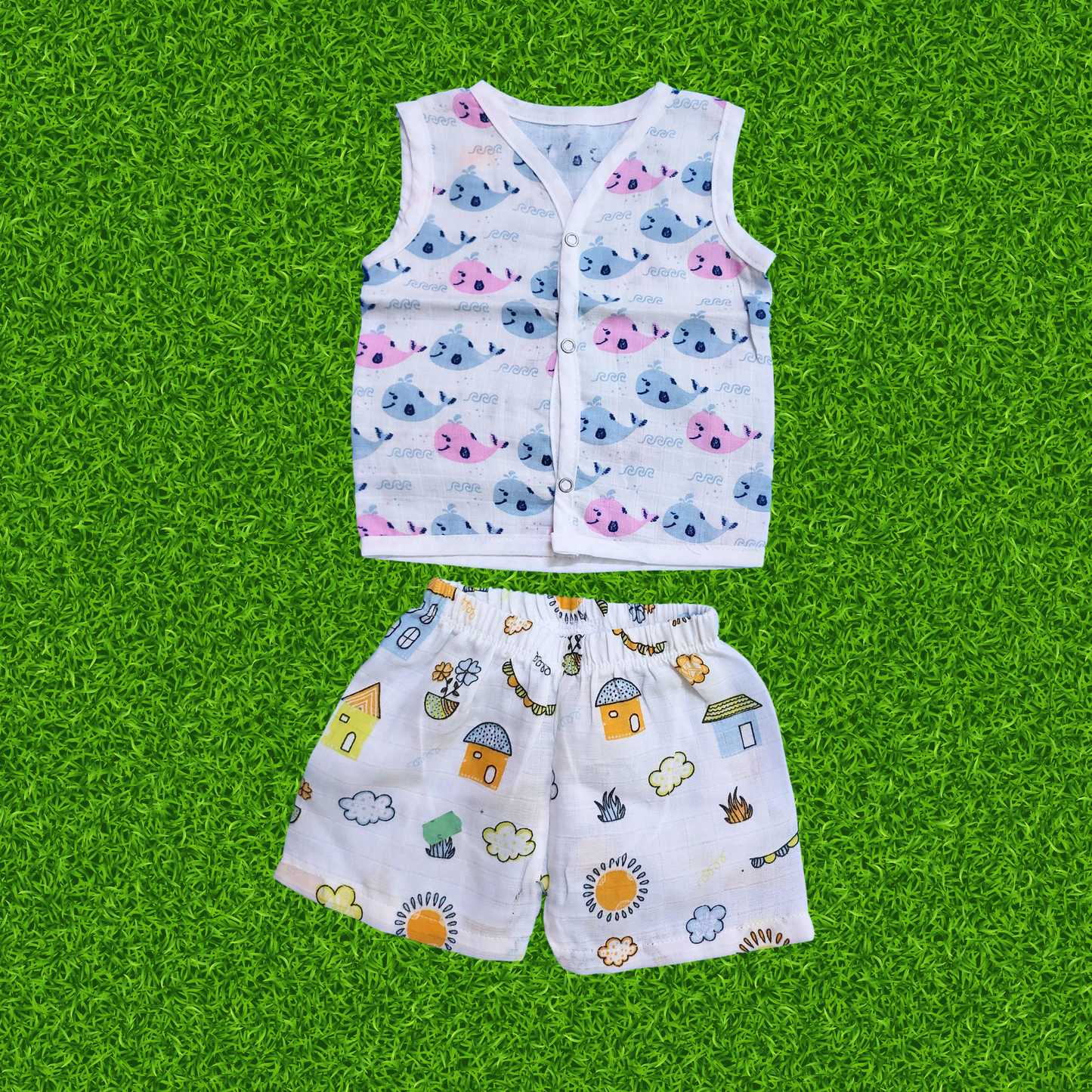 Baby dress Combo 0- 3 months | New born gift set | 5pcs@ 599