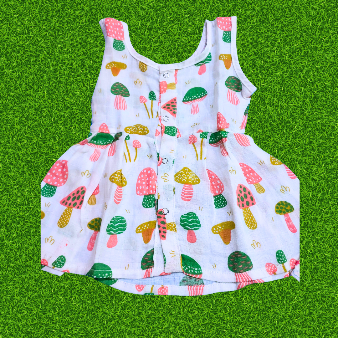 Girl baby- 3 dress combo | Organic cloth | 0-3 months