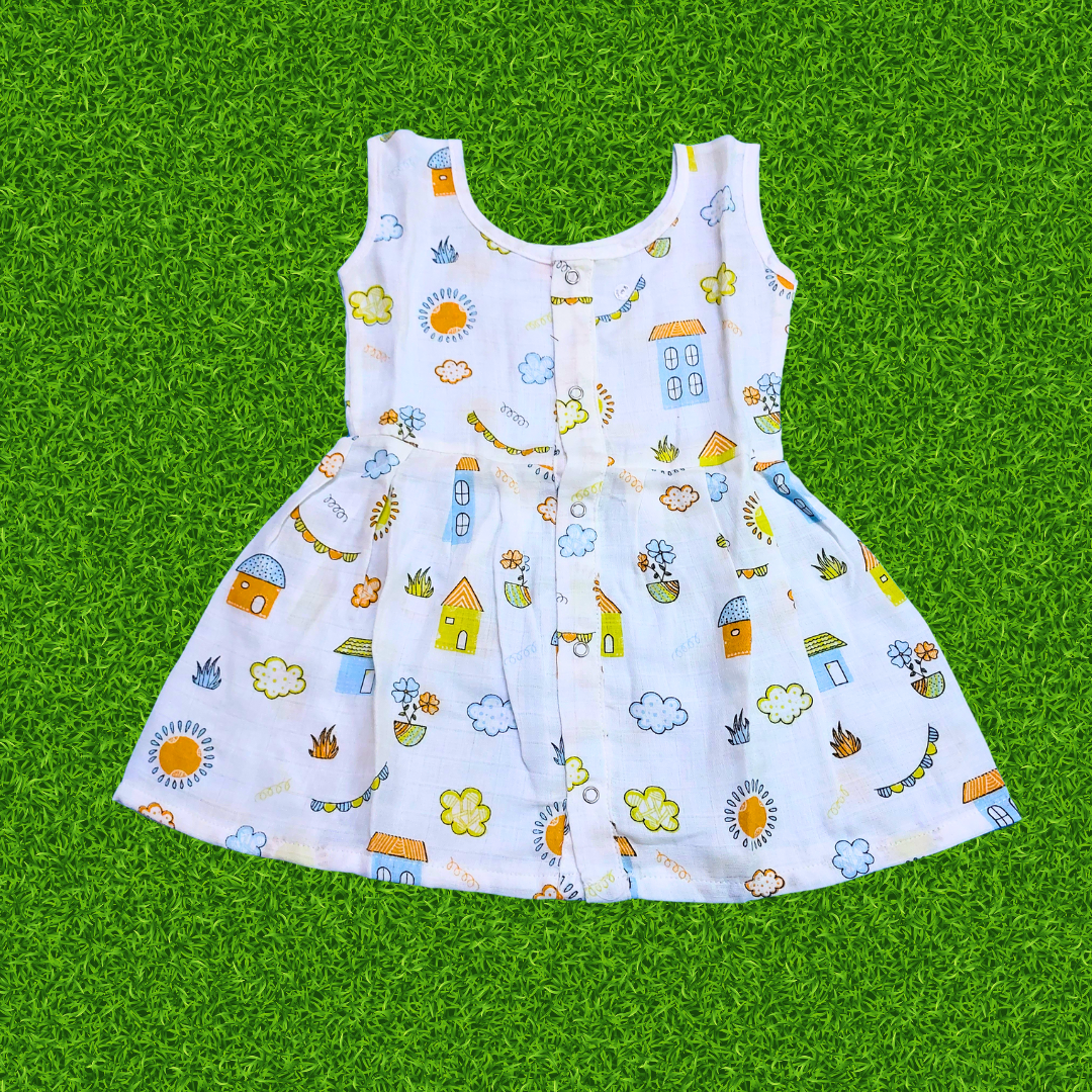 Girl baby (6-9 months) | 5 dress combo | Organic cloth