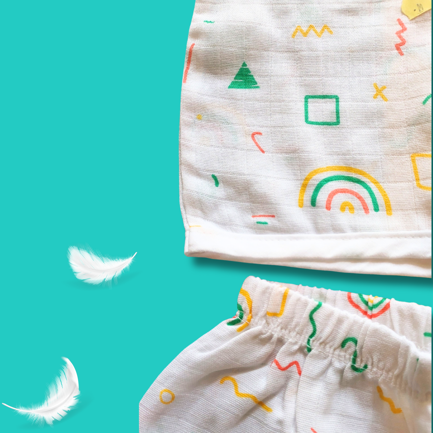Two set - Jabla and shorts | for 3-6 month babies | Best for summer