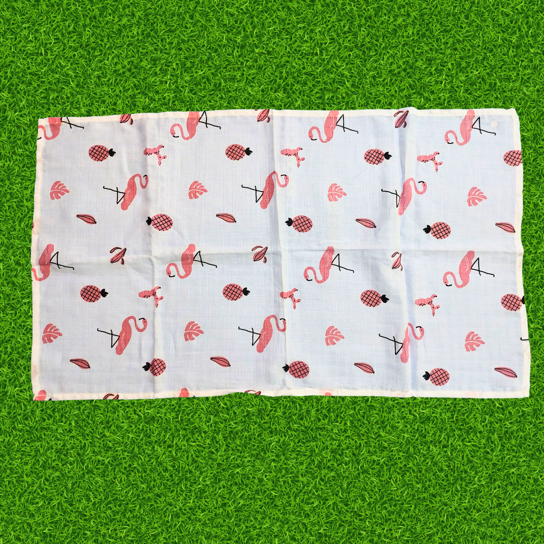 Baby dress 2 SET+ TOWEL combo | Pure muslin (0-3 MONTHS)