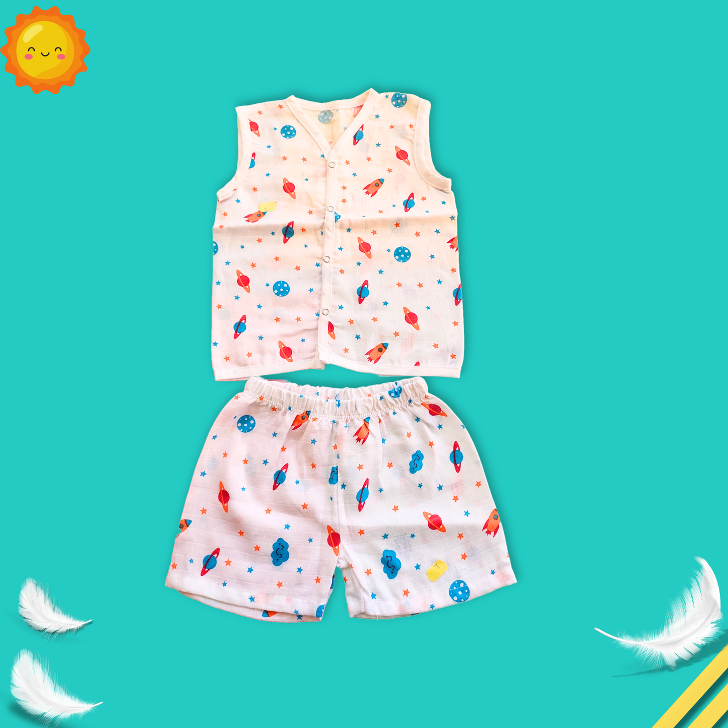 Shorts and Jabla set | for 9 to 12 month babies| best for summer