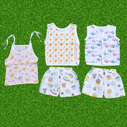 Baby dress Combo 0- 3 months | New born gift set | 5pcs@ 599