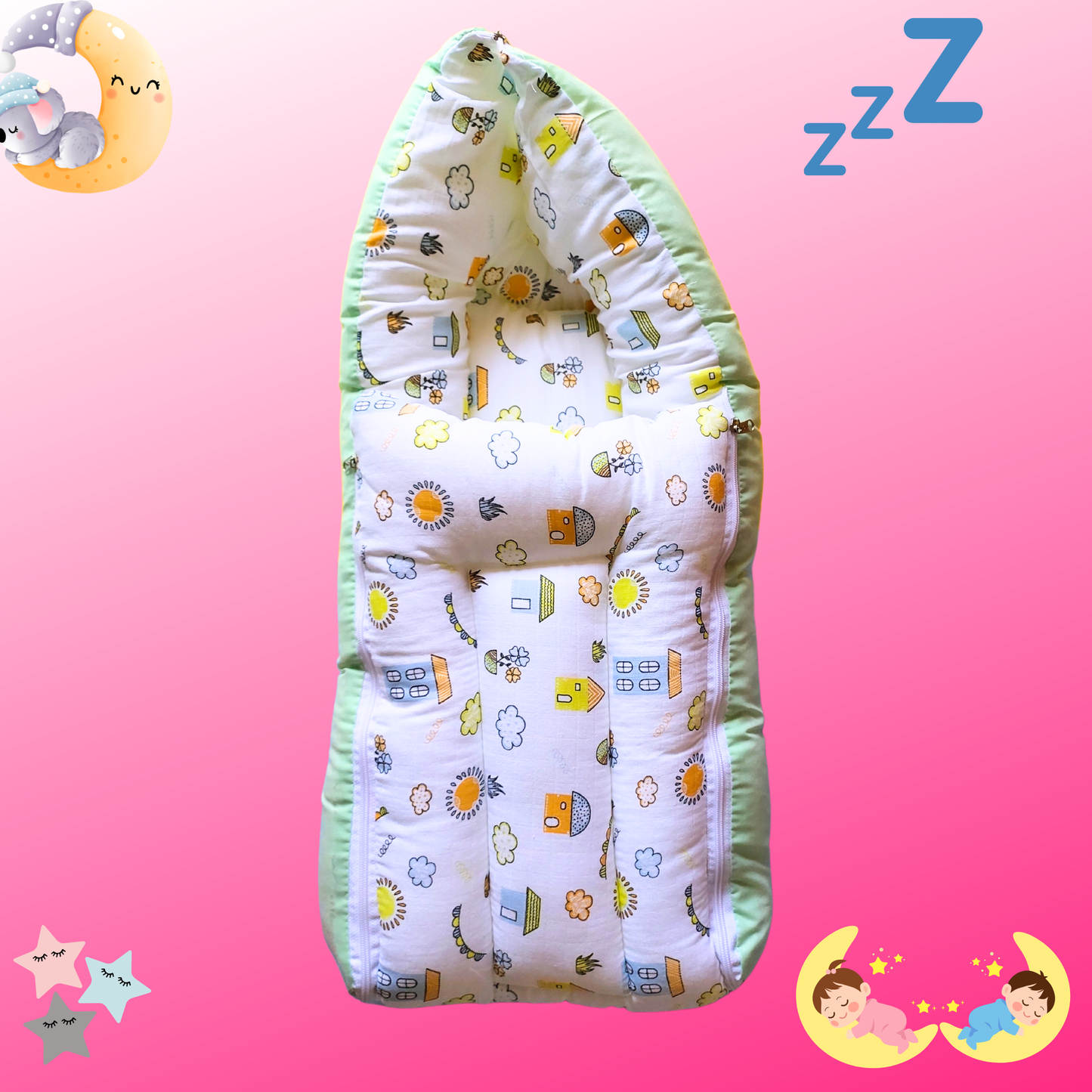 Baby nest for new borns | best suitable for 0 to 6month babies