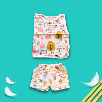 Two set - Jabla and shorts | for 3-6 month babies | Best for summer