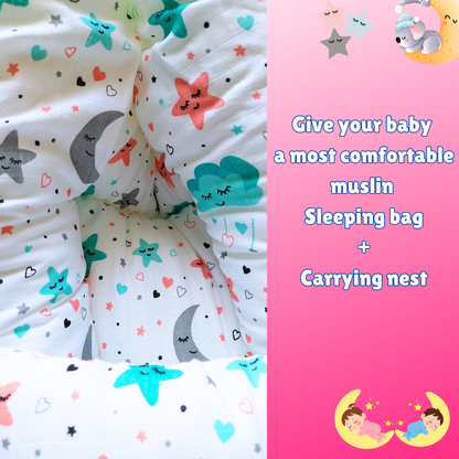 Baby nest for new borns | best suitable for 0 to 6month babies