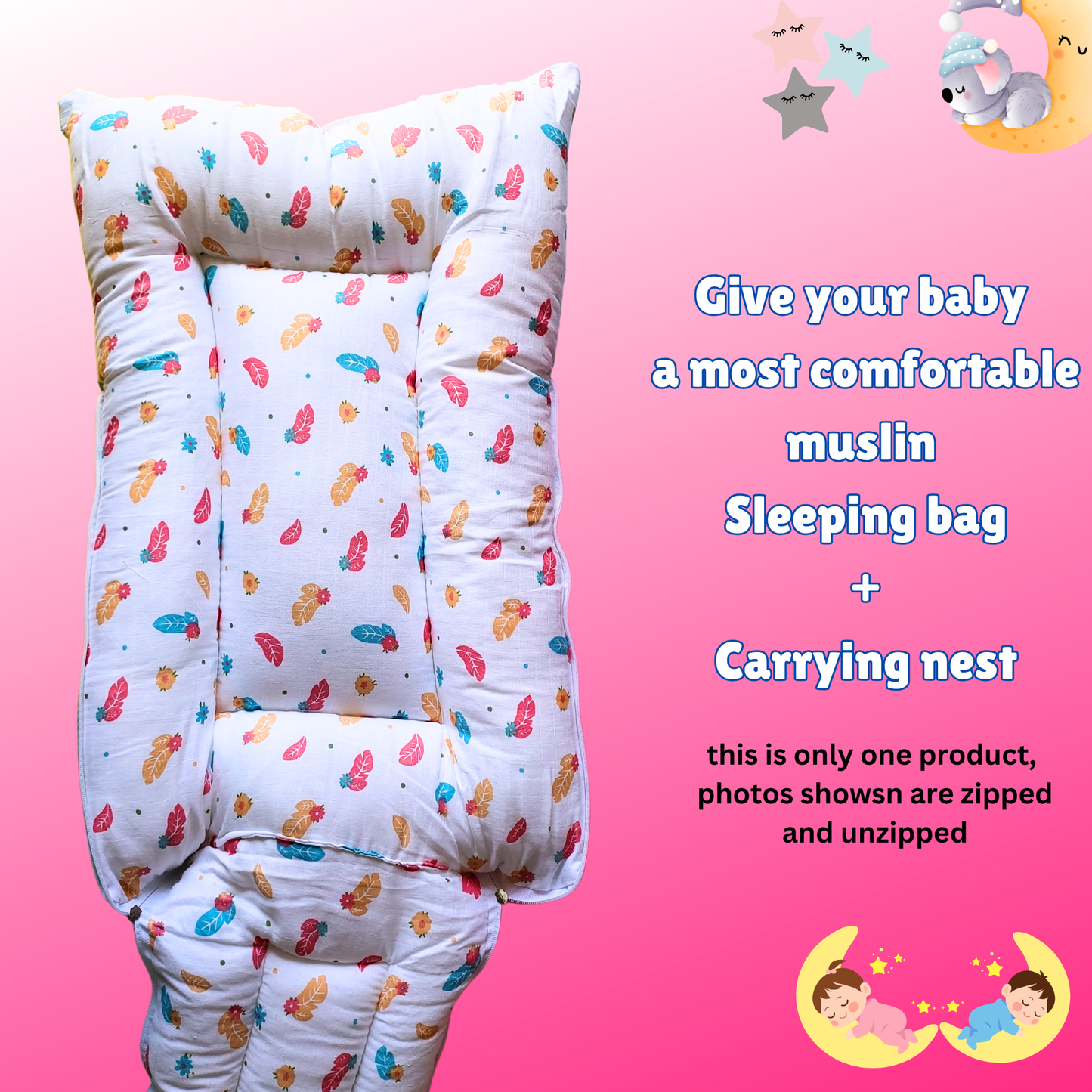 Baby nest for new borns | best suitable for 0 to 6month babies