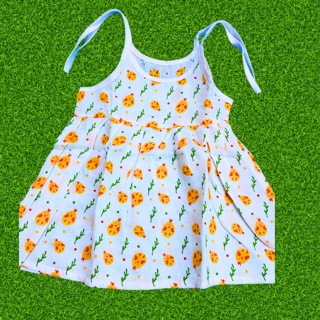 Girl baby- 3 dress combo | Organic cloth | 0-3 months