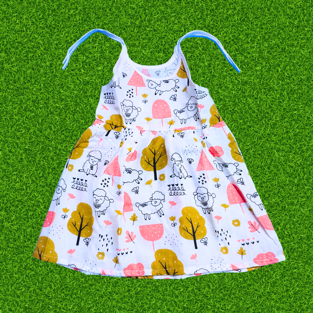 Girl baby 3 dress combo | 6-9 months