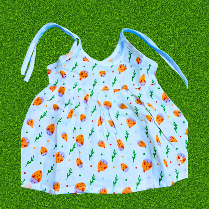 Girl baby- 3 dress combo | Organic cloth | 0-3 months