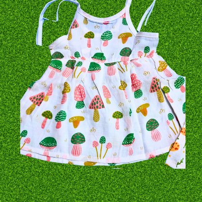 Girl baby- 3 dress combo | Organic cloth | 0-3 months
