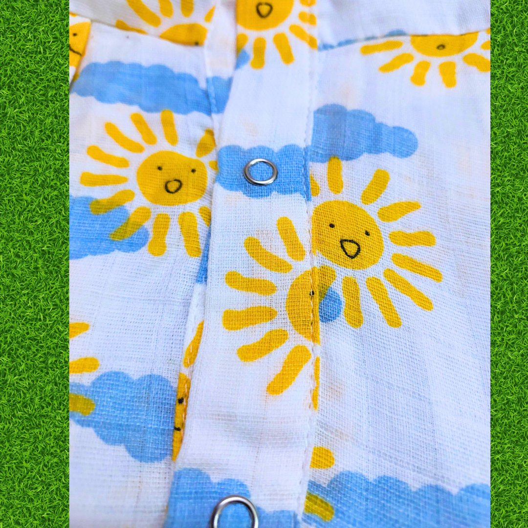 Girl baby- 3 dress combo | Organic cloth | 0-3 months