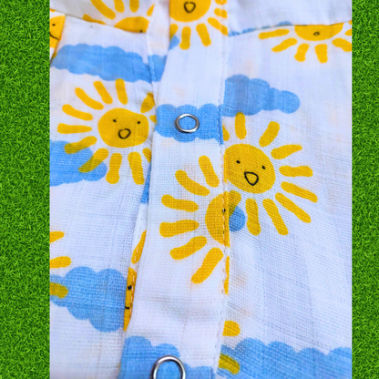 Girl baby- 3 dress combo | Organic cloth | 0-3 months