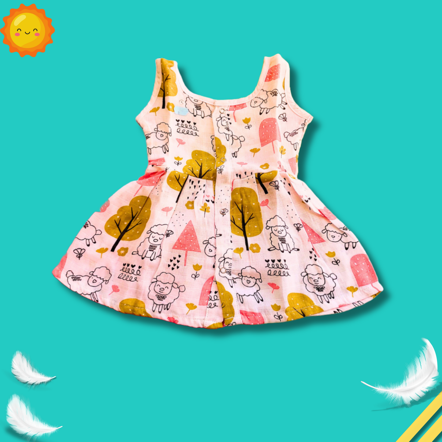 Girl baby dress combo | 4 piece at 499 |  3 to 6 months