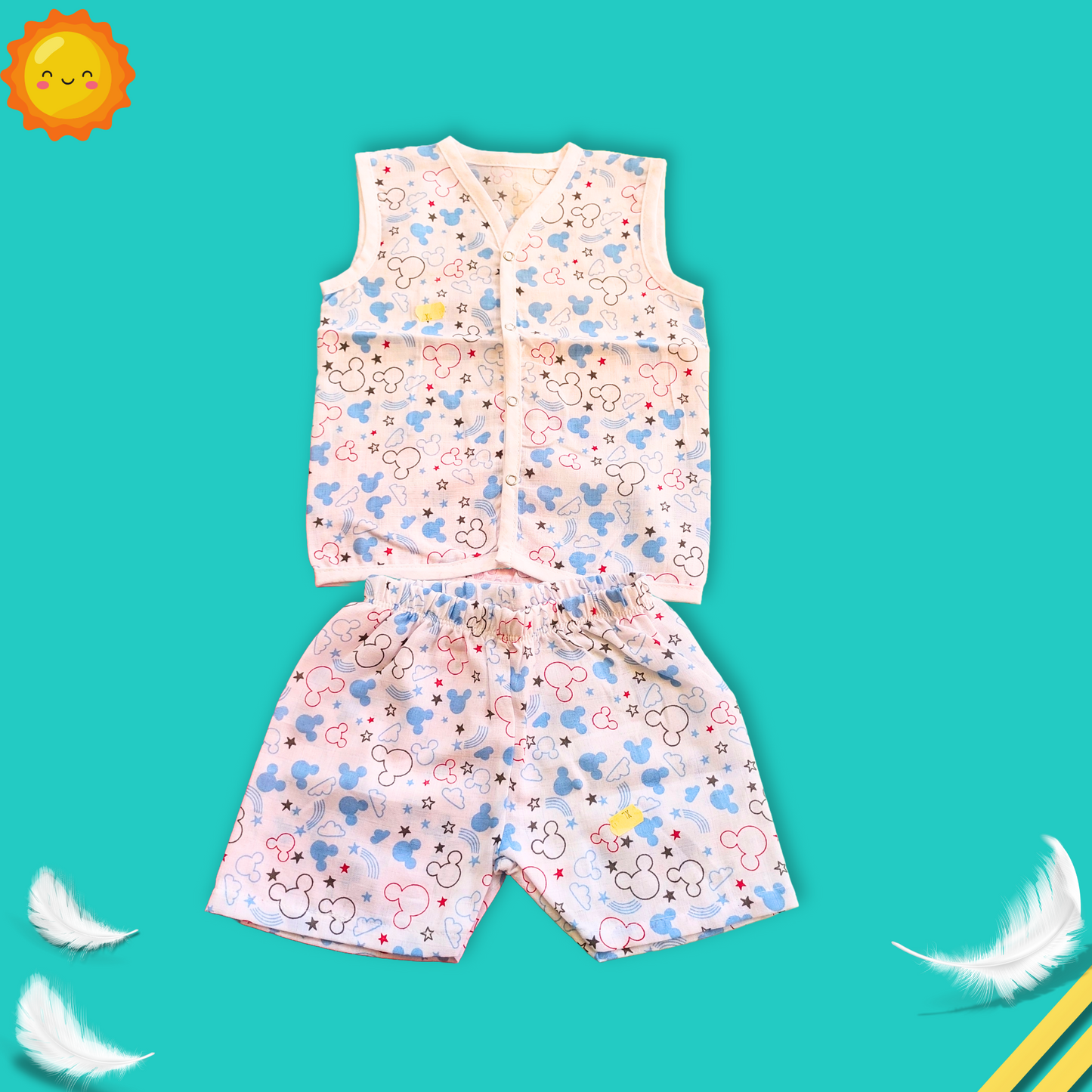 Shorts and Jabla set | for 9 to 12 month babies| best for summer